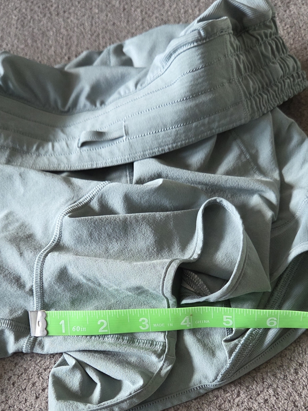 Women’s Performance Shorts - Sage Green - Picture 7 of 9
